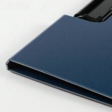 2/1 pieza Carpeta con portapapeles, tamaño A4, carpeta individual que puede contener 100 hojas de papel, hecha de material impermeable, dispositivo portátil de almacenamiento de documentos, adecuado para oficina de enfermería, escuela, hogar y escenarios de reuniones - Multicolor - Ver 5