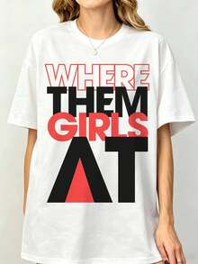 Davids Guettas Where Them Girls At Merchandise Ibiza Pop DJ Hit Dance Music Typography Graphic Casual Tee F Me Im Famous 2026 Live Concert Outfit Gift - White - View 1