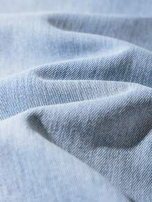 CAMEL CROWN Men's Spring Jeans - Loose Fit, Versatile, Casual, Washed, Breathable Long Trousers - Light Blue - View 5