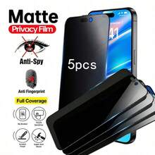 XINHONGYU 5pcs Matte Privacy Screen Protector, Compatible With IPhone 17 Pro Max [6.9 Inch] | Made Of TPU Soft Film (Non-Tempered Glass Ceramic Film), Shatterproof And Shockproof | Privacy Feature Ensures Screen Content Is Only Visible From The Front - 5pcs - View 35