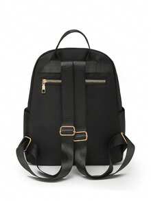 Dedoo Mochila de mujer con acolchado en forma de corazón, múltiples bolsillos, gran capacidad, ligera, para uso diario, viajes, regreso a la escuela y desplazamientos - Negro - Ver 6