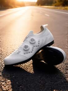 Universal Road MTB Dual Outsole Cycling Lock Shoes Race & Off Road All In One Footwear - White - View 6