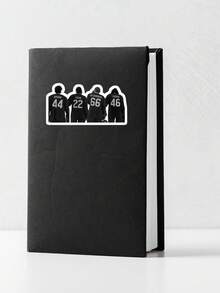 幽默「Off Campus」曲棍球男孩貼紙，諷刺書呆子風乙烯基貼紙，適用於 Kindle 與筆電，幽默虛構角色金句貼紙，適用於水壺，給書迷的搞怪禮物 - 彩色 - 查看 6