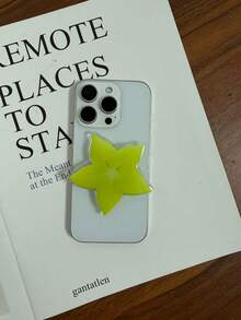 Pumpkin Starfruit Phone Stand, Stable Desktop Phone Holder With Telescopic Stand And Pop-Out Socket Phone Grip - Multicolor - View 8