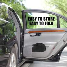 1pc Summer Cartoon Creative Funny Blue Big Eye Car Sunshade, Front Windshield Sun Protection Heat Insulation Board, Black Rubber Material, Light Blocking UV Protection, Cooling, Protect Car Interior, Fun Quirky Personalized Car Sunshade, Suitable For Family Sedan SUV Universal Car Interior Decoration - A - View 6