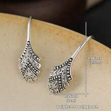 Classic And Simple Copper Hoop Earrings With A Street Vibe, Perfect For Daily Wear And Party Accessories - Antique Silver - View 2