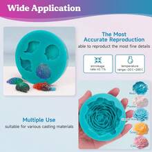 35.2 Oz Liquid Silicone Rubber 1:1 Mixing Ratio, DIY Mold Making, Suitable For Resin, Candle And Soap Making - A - مشاهدة 4