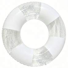 Anillo inflable de natación grueso con forma de mariposa blanca con asas, adecuado para mujeres adultas, flotador inflable para piscina, accesorio esencial de playa, anillo flotante para piscina - flotador - Ver 19