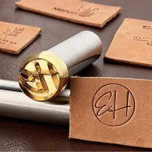 Stempel Merek Gaya Palu Logo Kustom dengan Pegangan, Stempel Kuningan Kulit yang Dipersonalisasi, Besi Merek Tanpa Api untuk Pengrajin - MultiWarna - View 11