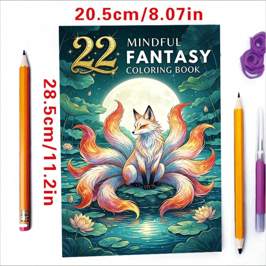 1 Buch Niedliches Hund Malbuch 24 Seiten dickes Papier, stressabbauende modische ästhetische Kreation, perfekt für Erwachsenenentspannung, Familientreffen und Feiertagsdekoration, Vatertag, Halloween, Weihnachten - Einzelstück - Übersicht 1