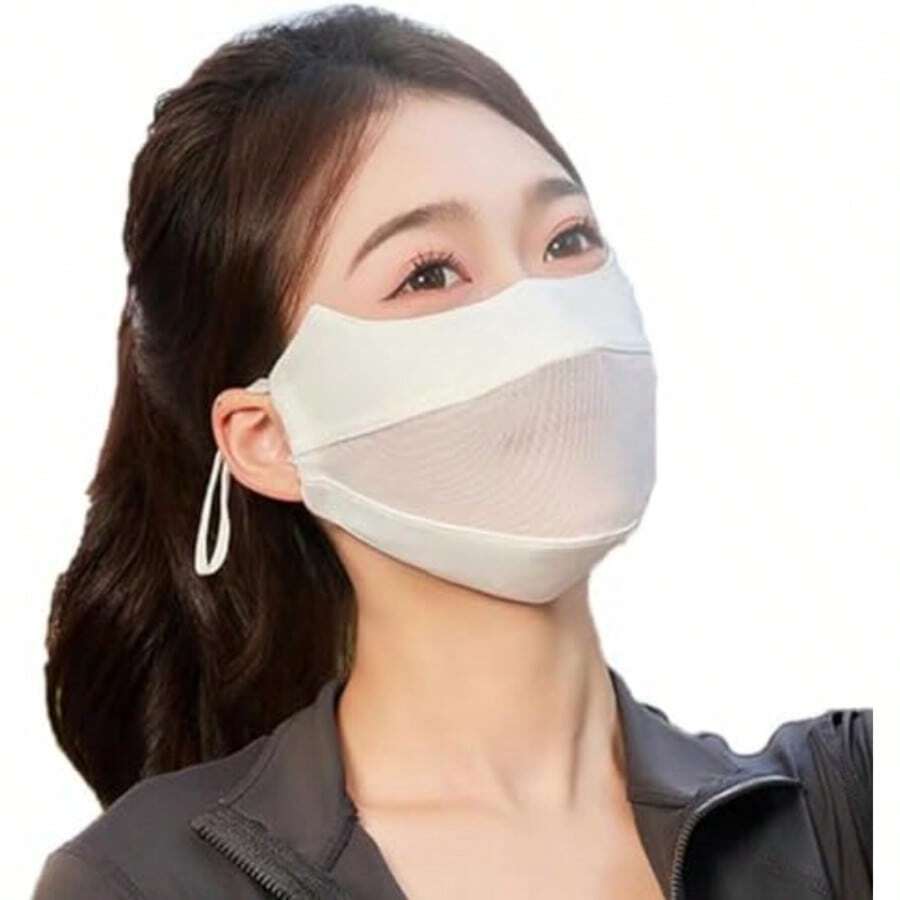 女款夏季透氣面罩,適用戶外騎行與徒步 - A - 查看 1