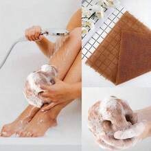 1pc African Mesh Bath Sponge, Unisex Durable Exfoliating Shower Sponge For Body Scrubbing, Makes Skin Smooth, Shower Cap, African Net Sponge, Exfoliating Glove, Bath Accessories, Back Scrubber - Multicolor - View 6