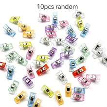Mini Random Color Strap Positioning Buckle Plastic Splicing Sewing Buckle Handmade Fixing Buckle DIY Craft Buckle 10/20/50/100pcs, Colorful Strap Positioning Buckle Plastic Transparent Buckle Fabric Craft Strong Splicing Sewing Scale Buckle - B - View 8