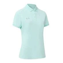 Kaos Lengan Pendek Wanita UNDER ARMOUR dengan Kerah - Hijau segar - View 2