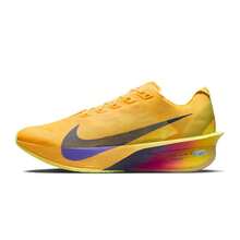 Nike 耐克 VAPORFLY 4 Citron Pulse 碳板回彈舒適柔軟休閒馬拉松跑步鞋 男款 橘色 - 橘子黑色 - 查看 8