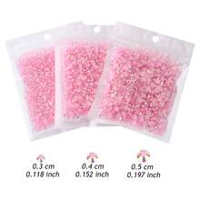 ICIQ 3 Packs 3-5mm 6000pcs Resin Crystal Rhinestones, Suitable For Crafts, Clothing And Fabric, Royal Blue Flat Back Gemstones, Deep Blue Flat Back Artificial Crystals, Mixed Sizes Bulk, Non-Hot Melt, Handmade DIY Phone Case - Set - View 3