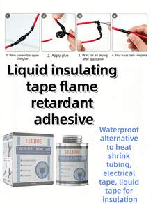 EELHOE 液態電氣絕緣膠帶 阻燃防水 可替代熱縮套管的液態絕緣電氣膠帶 - 均碼 - 查看 1