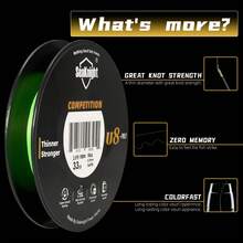 SeaKnight COMPETITION Series Fishing Line, U8-PRO 150m/164Yds 8-Strand Braided Line, Thin Diameter High Tensile Strength, UV Resistant & Corrosion Resistant - Multicolor - View 7