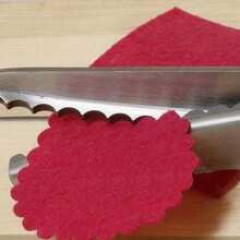Jagged Fan-Shaped Edge Serrated Scissors, Multi-Function Tailoring Scissors, Professional Serrated Cutting Scissors, Sewing Craft Cutting Paper Clothing Fabric Home Use, Multiple Designs Handmade Patterns Can Be Cut - Single Piece - View 6