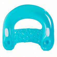 1pc Inflatable Water Sofa, Solid Color Minimalist Style, With Cup Holder, Handle Design, PVC Material, Suitable For Water, Swimming Pool, Beach Theme Party, Water Resting Seat, Inflatable Float, Air Pump Required - Multicolor - View 14