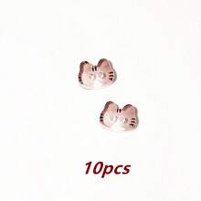 10pcs/20pcs Resin 1.3cm Random Mixed Color Cute Cartoon Shaped Cat Two-Hole Buttons DIY Hand-Sewn Cardigan Shirt Dress Hair Accessory Clothing Decoration Buttons - 1# 10pcs Random Mixed Color - View 8