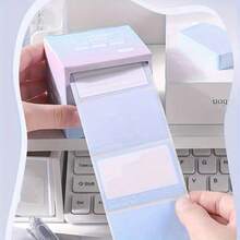 256 Sheets/Box, Boxed Sticky Notes, Fully Adhesive Removable Pages, Small Self-Adhesive Labels, For Quick Messages And Reminders, Suitable For Office, School, Home Organization, Portable Quick Paper, For Desktop And Temporary Tasks - one-size - View 7