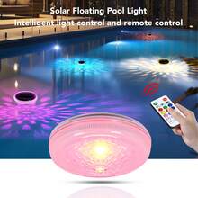2pcs RGB Floating Solar Pool Lights With Remote Control, 9 Colors And 3 Modes, Timer And Memory, Floating Light - RGB - View 9