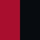 Black/Wine Red