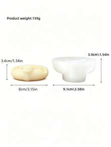 DIY Crystal Bear Candle Silicone Mold - Handmade Plaster & Aromatherapy Decor, Asymmetrical Shape Craft Tool - Candlestick Mold - View 8