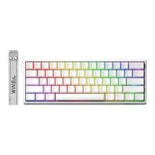 AULA WIN60 HE Magnetic Axis Keyboard RT Custom Side-Engraved Lettering No Fade Wired Mechanical Keyboard 8K Response Rate Support Hot-Plug Professional E-Sports Gaming Keyboards Super-Long Life RGB Backlight Computer Keyboard - View 16