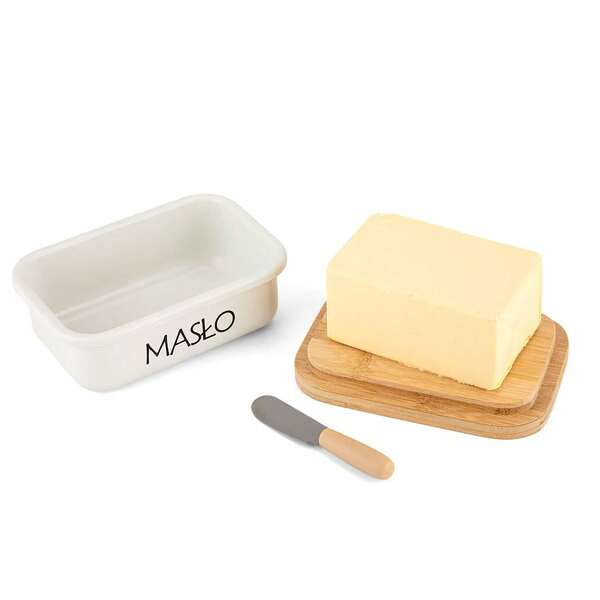 Large Butter Storage Container With Knife - Heavy-Duty PP Plastic Butter Dish, Easy-Clean Lid & Handle, For Home, Restaurant, Cafe, Bakery, Holiday Kitchen Decor - Ideal For Thanksgiving, Christmas, Halloween, Easter, Restaurant Supplies