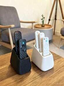 1pc Remote Control Holder, Remote Control Storage Box, Desk And Bedside Table Organizer, Multi-Functional Storage Basket For Sofa Side, 3-Compartment Pen And Remote Control Storage Basket, Room Decor, Home Decor, Living Room Decor, Desktop Storage, Remote Control Holder,Bedroom Room Decor,Back To School - Multicolor - View 5