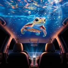 Ocean Projection Light, 4 Film Slides Including Dolphin / Turtle / Pink Whale, USB Powered 360° Rotating, Ceiling Background Decoration And Bedside Night Light - Ocean - View 6