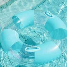 Anillo inflable de natación grueso con forma de mariposa blanca con asas, adecuado para mujeres adultas, flotador inflable para piscina, accesorio esencial de playa, anillo flotante para piscina - flotador - Ver 27