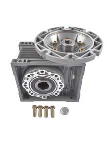 New MRV063 Worm Gear Ratio 30: 1 56C Mounting Flange Speed Reducer Gray Cast Aluminum - as Pic - View 1