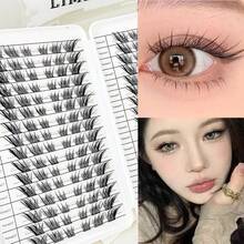 LIMEIKAI 192 Clusters Of Eyelash Clusters For Fox Eyes, Large Capacity Cat-Eye Eyelash Extensions, Natural Comic Style Lightweight Mixed Length Lashes, Eyelash Extensions At Home - View 4