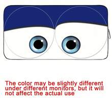 Funny Cartoon Eye Car Front Windshield Sun Shade, Foldable Front Window Sunshade 150*70cm, UV Protection Heat Insulation Sunshade, Suitable For SUV, Sedan, Truck, Car Interior Accessories, Essential Summer Gift For Men And Women - A - View 12