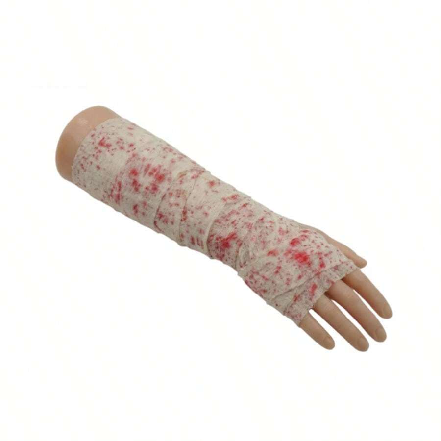 Halloween Bloodstain Bandage Escape Room Decoration Horror Prop Party Decor Gauze Party Atmosphere Supplies - Multicolor - View 1