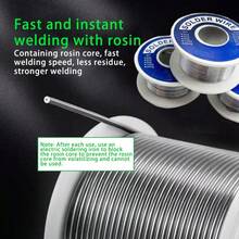 63-37 Tin-Lead Rosin Core Solder Wire, Diameter 0.6/0.8/1mm, Suitable For Electrical Welding, Contains 2.5% Flux - Silver - View 4