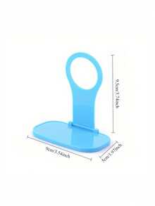3/1pc Creative Cute Foldable Hanging Phone Charging Holder, Foldable Phone Charging Hook, Phone Charging Storage Organizer Stand, Portable Phone Charging Companion Phone Holder, Convenient And Portable, Random Color. - Multicolor - View 6