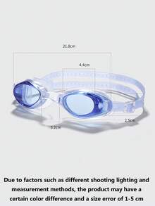 1pc High Definition Anti-Fog Waterproof Swimming Goggles, Comfortable Fit Leak-Proof Training Swim Glasses - Multicolor - View 7