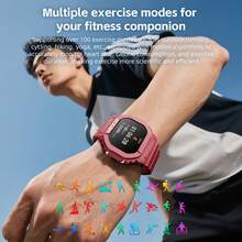 LOKMAT Ocean Sports Watch Features A 1.75-Inch Screen, Bluetooth Connectivity, Push Notifications, Over 100 Sports Functions, Outdoor Water Resistance, And A Flashlight Function. - View 12