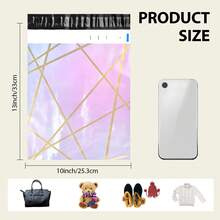 49/99pcs Thickened Polyethylene Mailing & Shipping Bags,Shipping Bag,Multi Purpose Tear-Resistant Mailing Envelopes For Christmas, Thanksgiving, Valentine's Day Gift Wrapping,Clothing Boutique Supplies,Small Business Self-Sealing Packaging Bags - Clouds - View 3