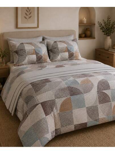 Duvet Cover 200*220-Flat Sheet 220*240-2 Pillowcases 50*70 │ Duvet Cover 160*220 │ Flat Sheet 160*240 │ Pillowcase (1 Pc) 50*70 │ Made In Türkiye