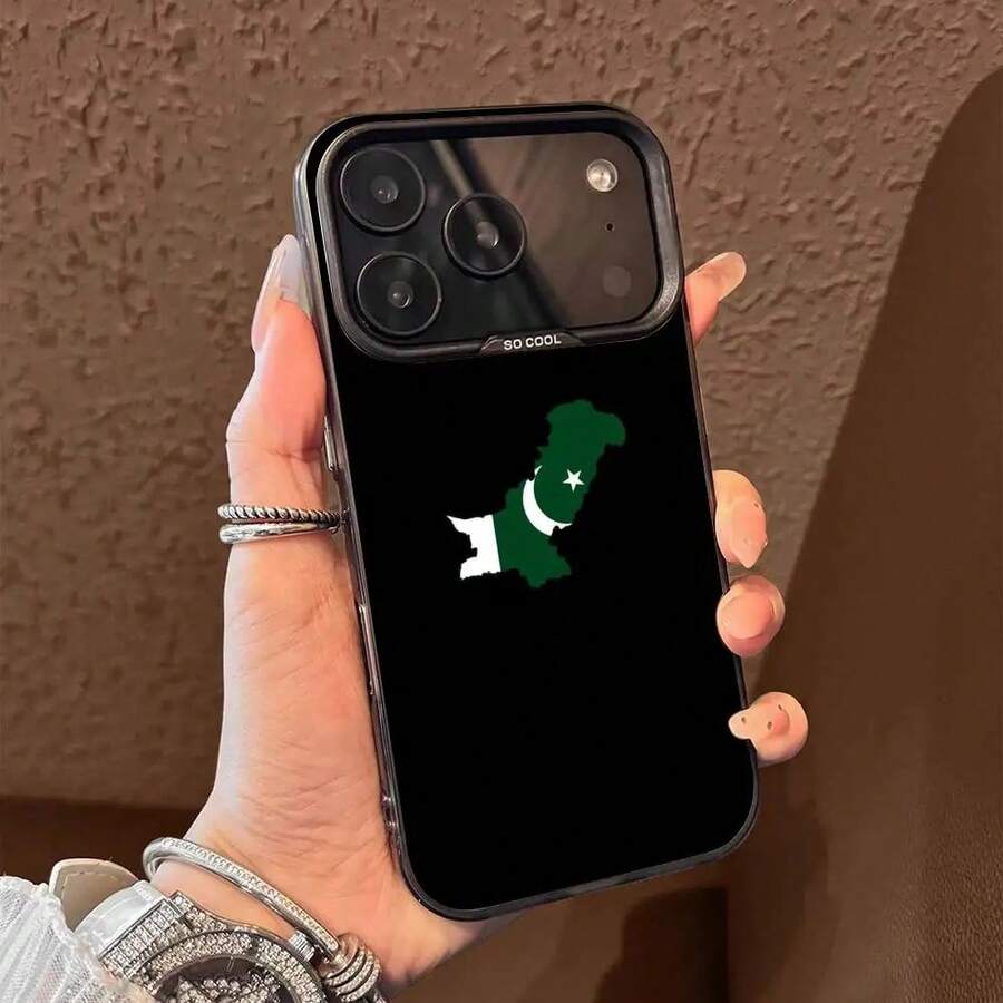 Pakistan Passport Flag Map Phone Case For IPhone 17,16,15,14,13,12,11,Pro,Max,Plus,E,Air,Mini Black Tpu Cover XQ4O - z3 - 查看 1