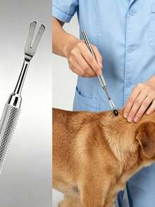 1/3/4pcs Stainless Steel Flea Removal Tool And Grooming Kit; A Flea-Removal Comb Designed For Catching Fleas And General Grooming. Convenient And Practical, It Is Ideal For Daily Home Grooming And The Top Choice For Pet Hygiene. - Multicolor - View 6