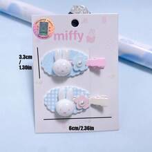 MIFFY Official Cute Kawaii Cream Style Rabbit Hair Clip, Pearl Flower No Trace Bang Side Barrette, Sweet Girly Versatile Hair Accessory For Women Girls, 2026 Viral Tk Ins Daily Hairstyle Decor Lovely Gift Limited Edition - Hair Clip - View 13