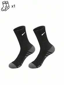 1/5/10/20 Pairs Men's Mid-Calf Sports Socks, Outdoor Fitness Running Socks, Basketball Socks - Multicolor - View 12