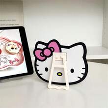 Sanrio 1/Pieza Nuevo Espejo de Cabeza Hello Kitty, Espejo de Maquillaje Plegable de Doble Uso con Soporte y Colgado, Espejo Portátil de Fácil Almacenamiento, Accesorio de Maquillaje, Accesorio de Viaje, Regalo de Cumpleaños, Día de San Valentín, Fiesta de Vacaciones, Regreso a la Escuela, Temporada de Graduación, Baño, Dormitorio, Opción Perfecta para Todas las Estaciones - Multicolor - Ver 15