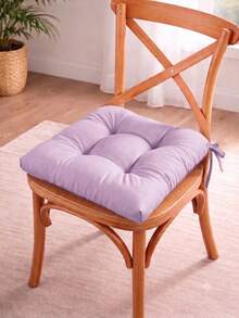 1/4/6pcs Soft Chair Cushion Set, Plush Filled Seat Pads, Increase Comfort - Dusty Purple - View 4